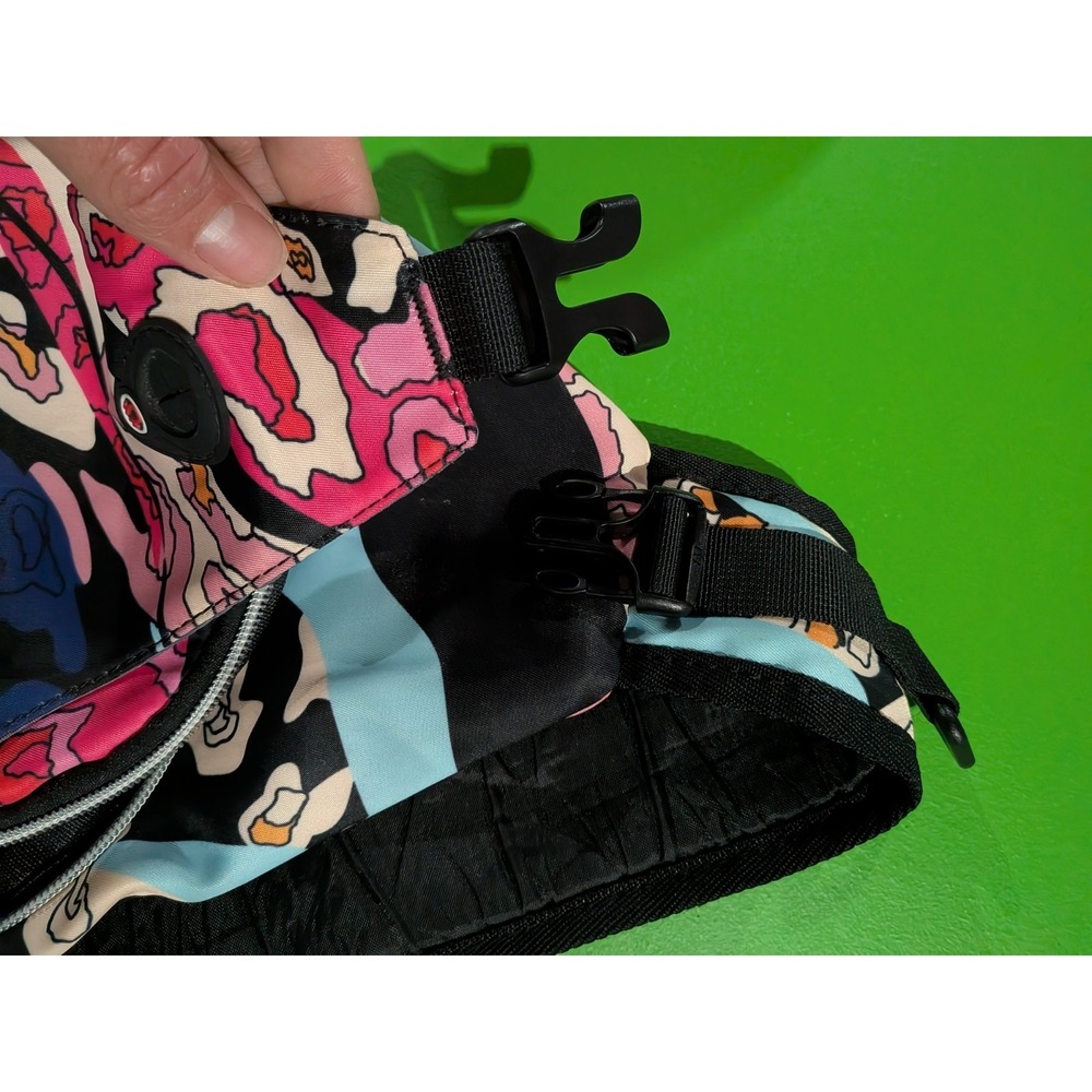 Moiso Sling Bag Camo Multicolor Crossbody Pink Purple Blue - Picture 6 of 9